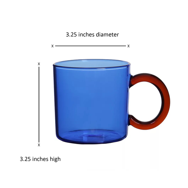 ABBAS MUGS (Blue) - Set of 4