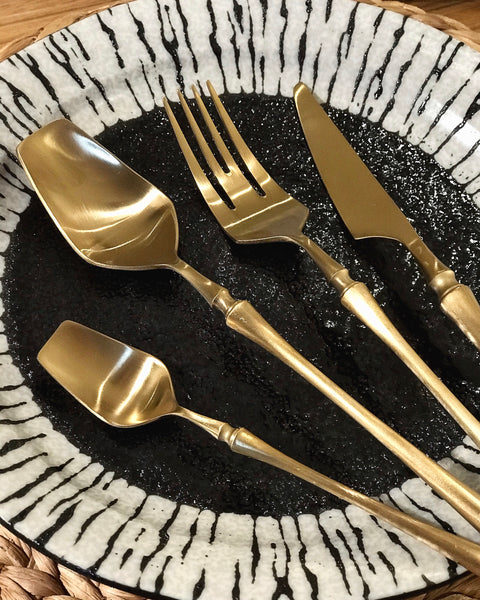 CALISTA GOLD CUTLERY SET