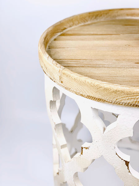 CEYLON CARVED SIDE TABLE