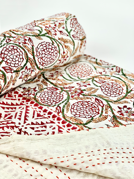 MAYURI KANTHA BLANKET (Twin Size)