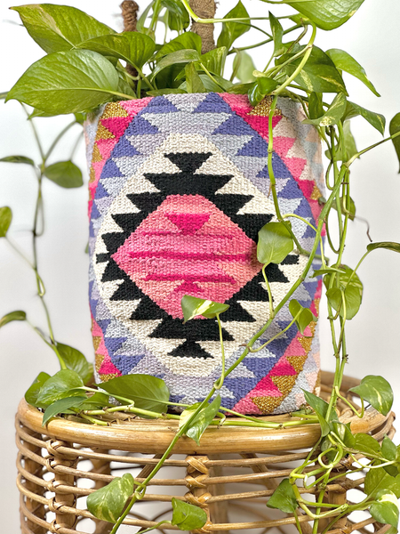 ESMERALDA KILIM PLANT BASKET