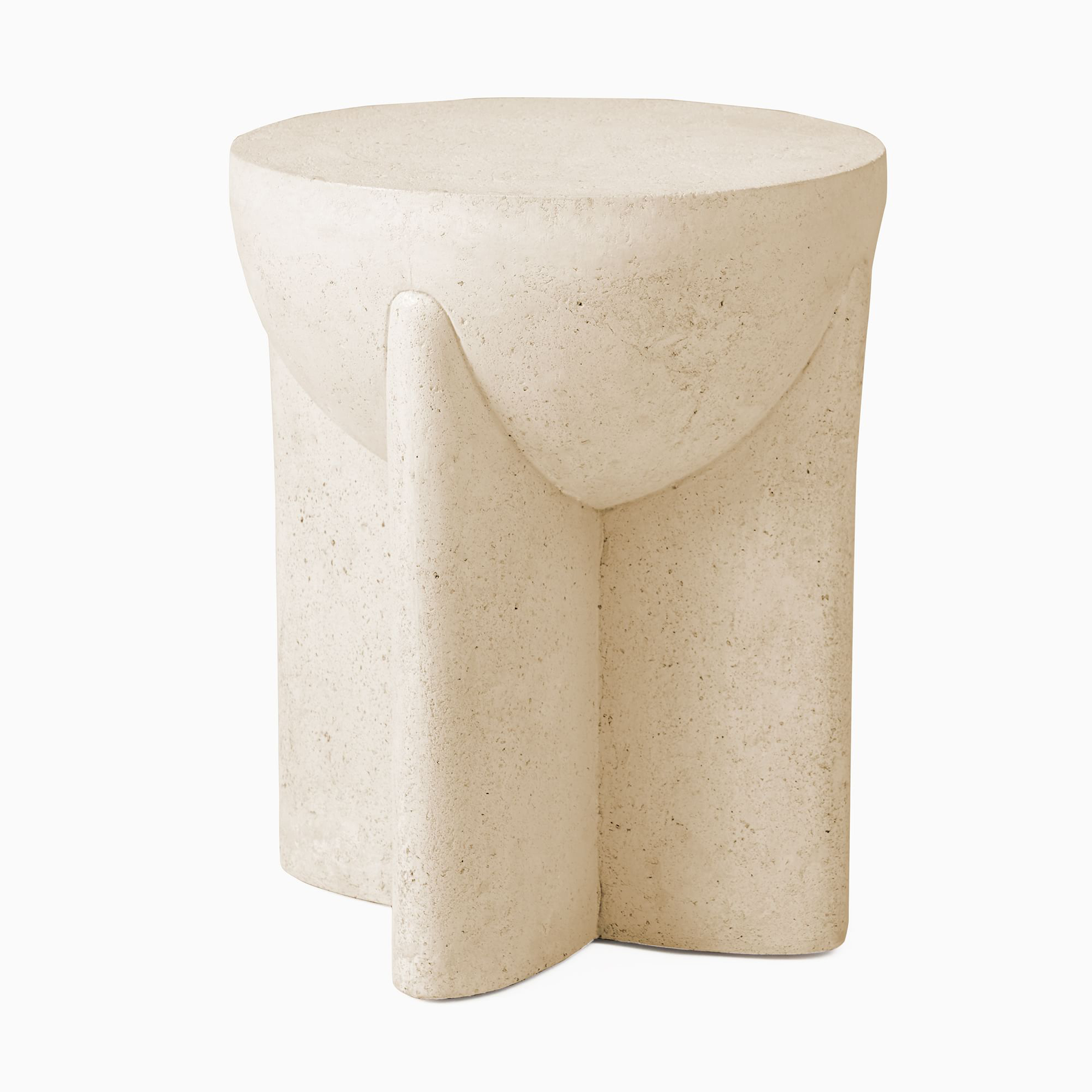 KONKOS CONCRETE-STYLE SIDE TABLE