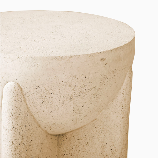 KONKOS CONCRETE-STYLE SIDE TABLE