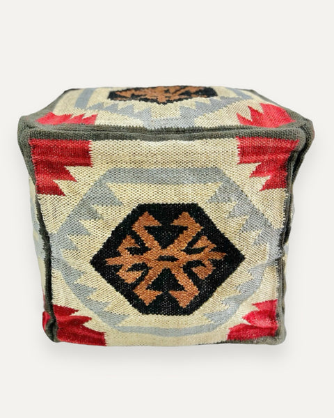 OJOS KILIM FLOOR POUF