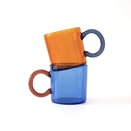 ABBAS MUGS (Blue) - Set of 4