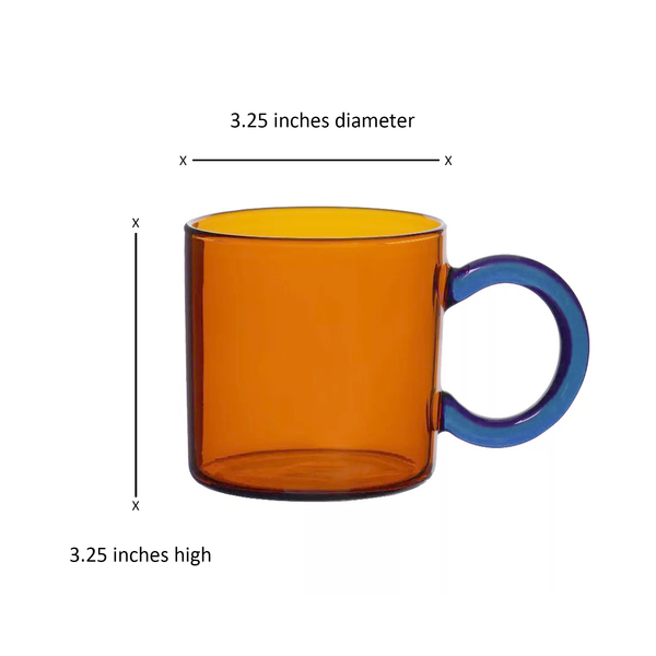 ABBAS MUGS (Amber) - Set of 4