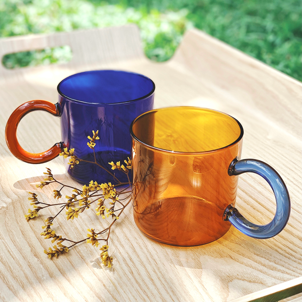 ABBAS MUGS (Blue) - Set of 4