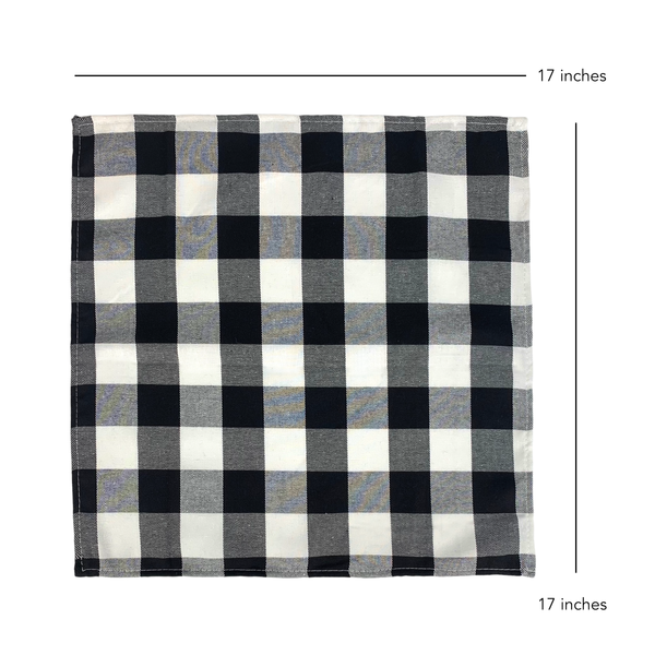 BENNETT GINGHAM TABLE NAPKINS (set of 5pcs.)