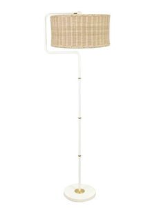 BOWDEN WICKER FLOOR LAMP