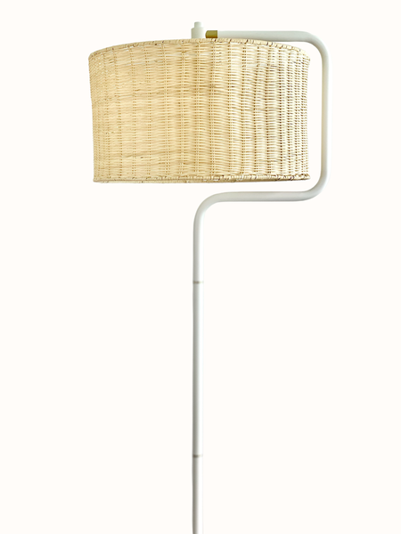 BOWDEN WICKER FLOOR LAMP