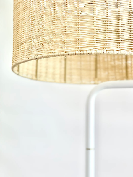 BOWDEN WICKER FLOOR LAMP