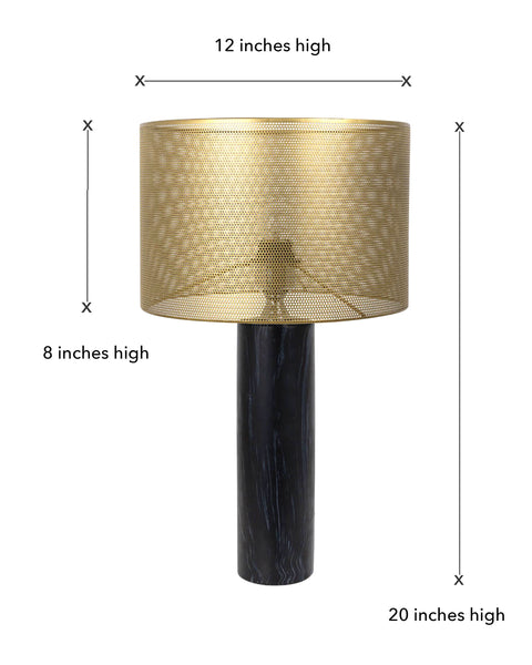 CICERO GOLD MESH LAMP