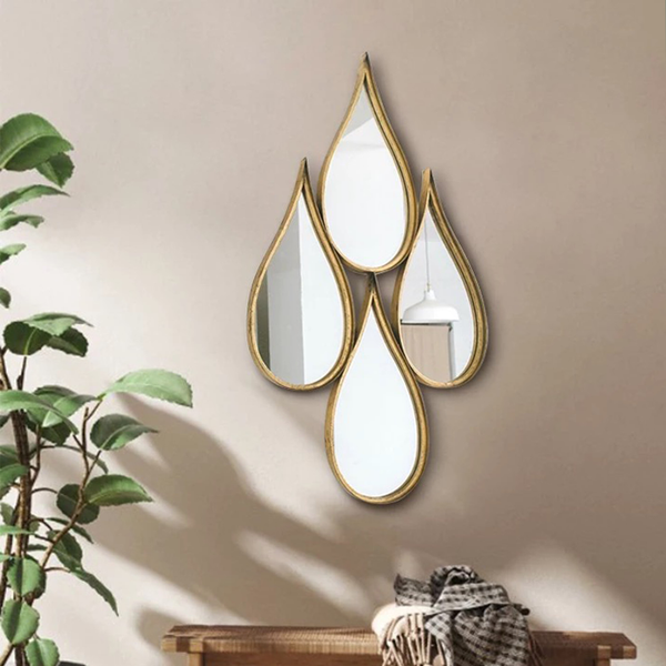 DEORA TEARDROP MIRRORS (Set of 4)