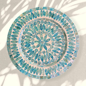 EMILIA MOTHER OF PEARL CHARGER PLATES (set of 2)