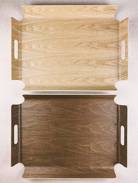 LARS WOODEN SERVING TRAY (Dark Brown Color)