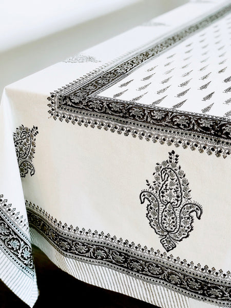 PANNA BLOCK-PRINTED TABLECLOTH