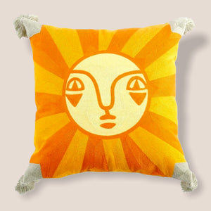 RIO SUN FACE PILLOW COVER