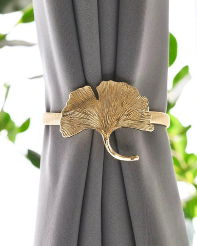 RONDRI GINKGO CURTAIN TIEBACK (Set of 2)