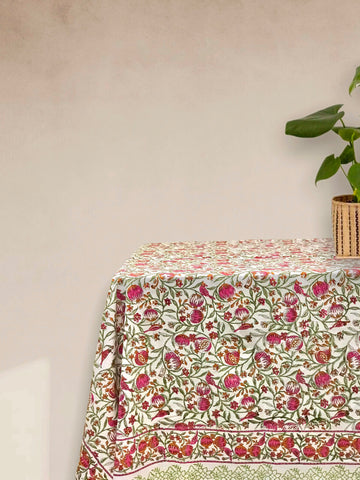 ROSLI BLOCK-PRINTED TABLECLOTH (6-Seater Size)