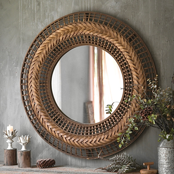 SOLHUI RATTAN MIRROR