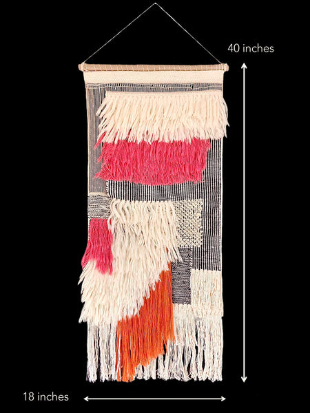 VIVA WOVEN WALL HANGING (18x40 inches)