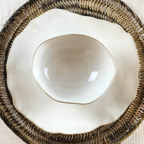 WABI-SABI PLATE & BOWL SET - Set of 4